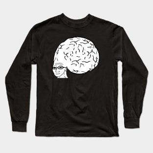 Big Brain Meme Long Sleeve T-Shirt
